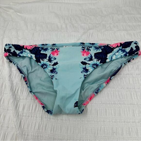 Seafolly Australia Floral Print Bikini Bottoms-Size 8 - Picture 1 of 9
